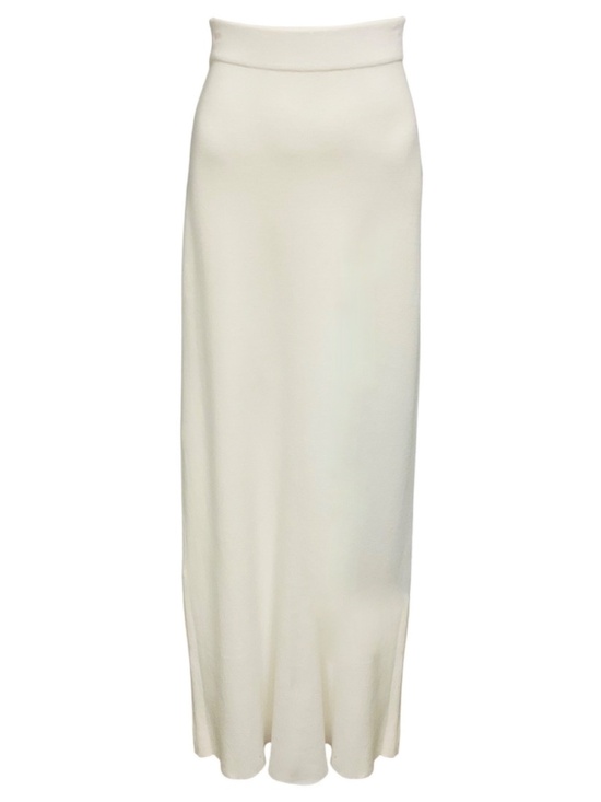 Lars Andersson Dresses & Skirts - LARS ANDERSSON WHITE FULL MILANO KNIT LONG SKIRT